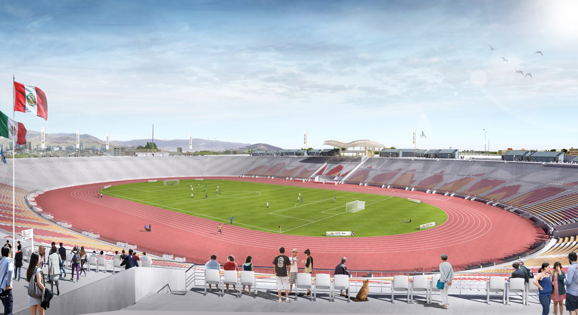 San Marcos Athletic Stadium - Pattern Design - Architects